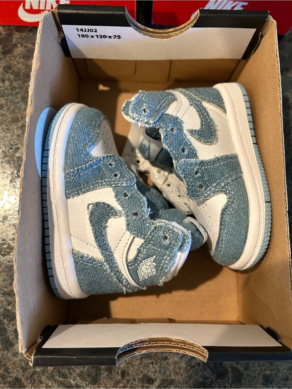 Jordan 1 high denim tdv